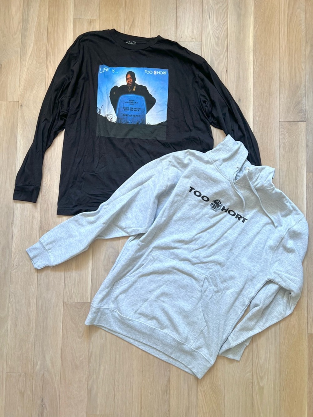 Too $hort Rap Hip Hop Sweatshirt Hoodie & Long Sleeve T-Shirt XL
